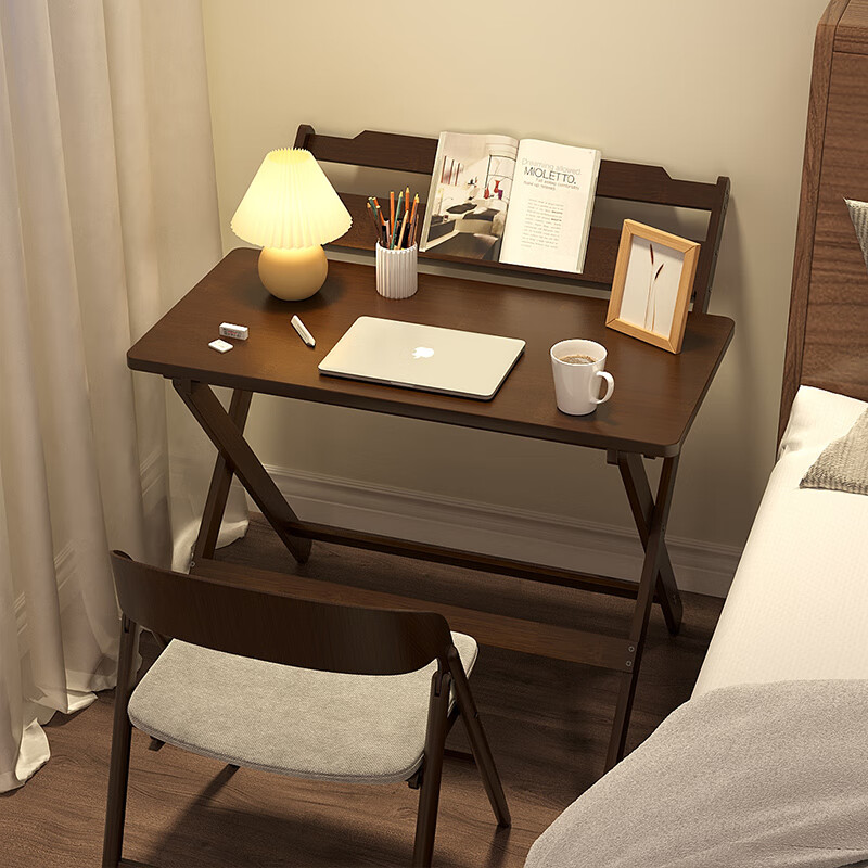 Yuanjing Desk, Study Table for Home Use, Adjustable Folding Computer Desk, Writing Desk, Small Apartment Office Desk, 80*40