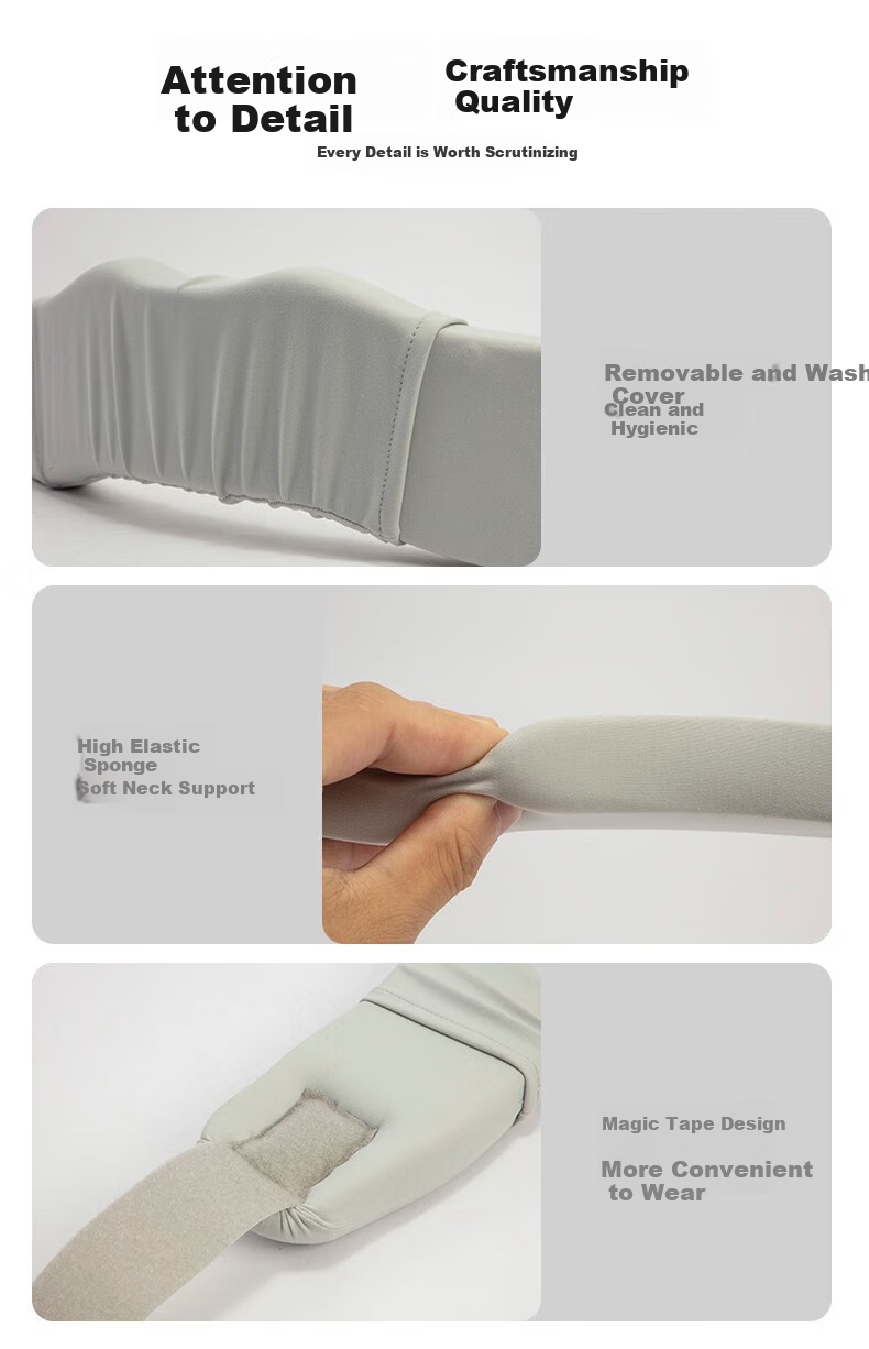 Jiancheng Home Neck Massager, Portable Head And Neck Massager Pillow for Office Use, HU2 Gray 5