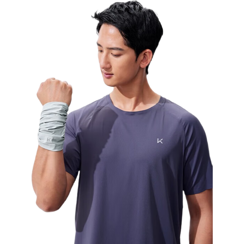 Keep Sweat-Wiping Wrist Towel Running Badminton Towel Wristband Sports Gym Equipment Moisture-Absorbing Breathable Gray
