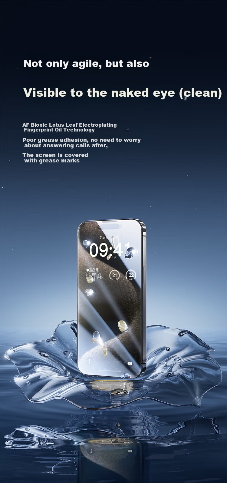 Baseus Tempered Glass Screen Protector for IPhone 14 Pro Max, Ultra-Ceramic Crystal Anti-Dust Shockproof Anti-Fingerprint Ultra-Thin Full Coverage Dust-Free Chamber HD Clear 2-Pack 8