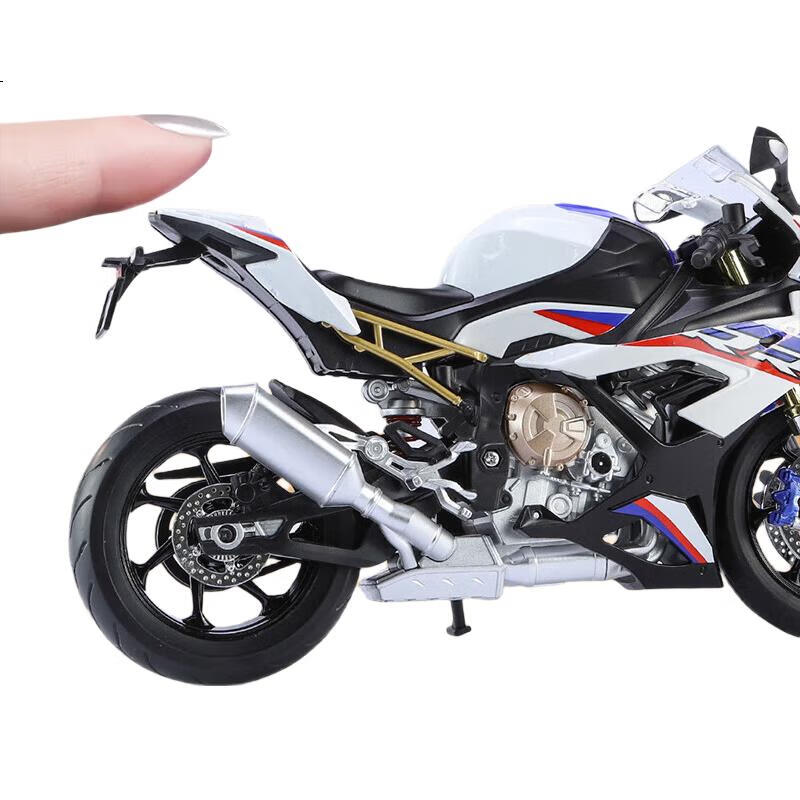 Модель мотоцикла Chiyumoxing 1:9, BMW S1000RR, литая модель из сплава, игрушечный мотоцикл для мальчиков, подарок на День святого Валентина