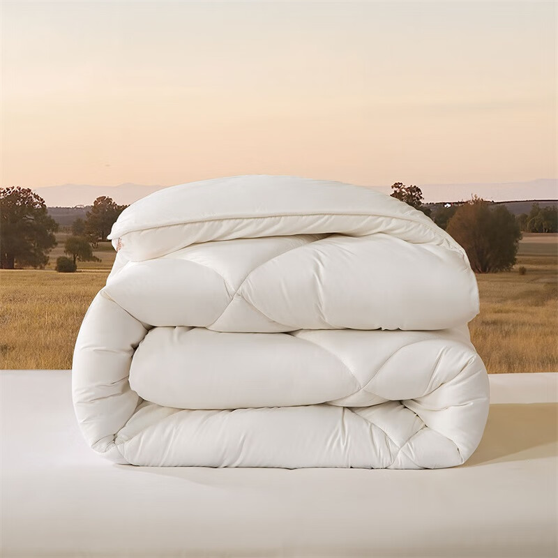 Шерстяное одеяло Mercury Home Textiles, 100% австралийская шерсть, терморегулирующее, утолщенное, 220x240 см, примерно 8.4 цзинь