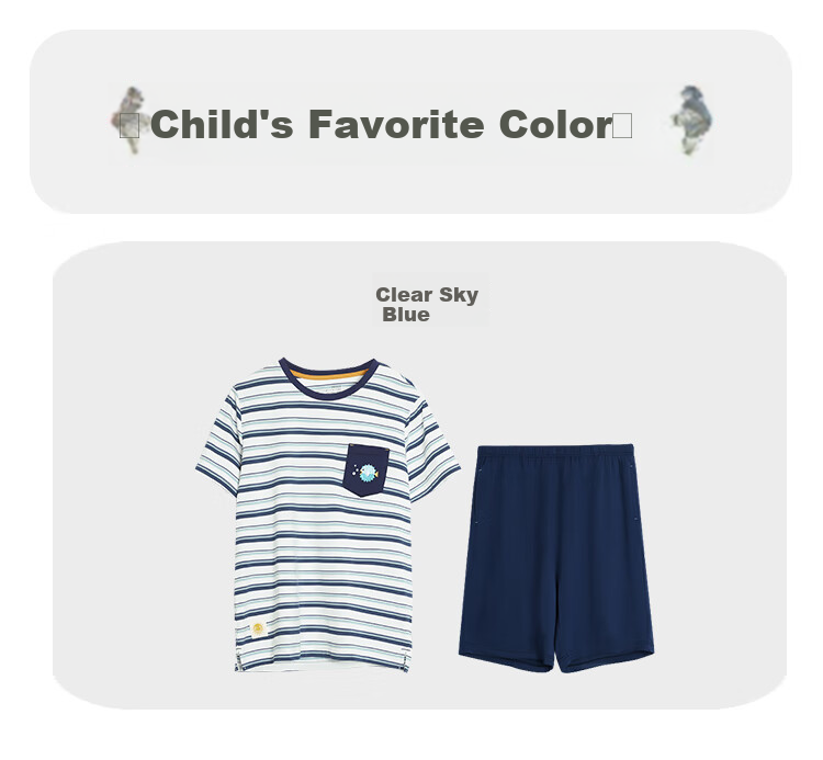 Hodohome [Same As in Mall], Children's Pajamas, Girls' Modal Cool-Feel Short-Sleeve Loungewear, Air Conditioning Wear, 318, Size 150 9