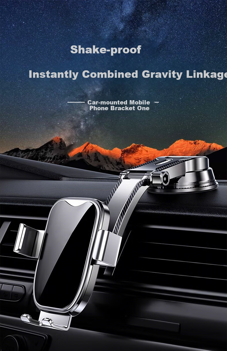 Jueshi Car Phone Holder, Specially Designed for Navigation, Suction Cup Mount, Dashboard And Truck Interior, New Model 2026 1