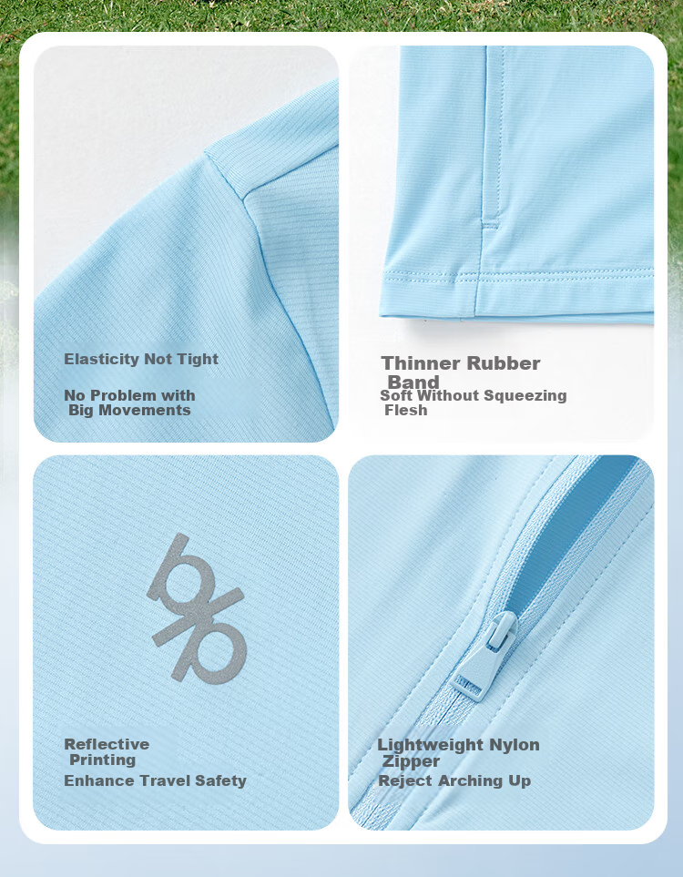 BALABALA Children's Sun Protection Clothing, Boys And Girls Cooling Skin Coat, Baby Parent-Child Summer Thin Breathable Multi-Color UPF50+ 11
