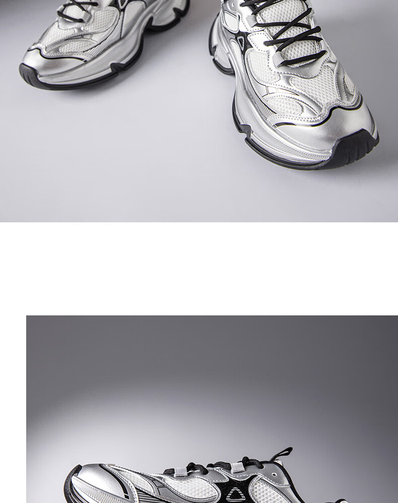 Warrior Women's Shoes 2026 New Breathable Mesh Comfortable Soft Sole White Sneakers Silver White Black Size 37 8