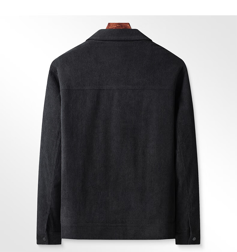 Shanshan [Corduroy] High-End Men's Casual Lapel Workwear Loose Trendy Versatile Jacket Coat for Spring and Autumn 10