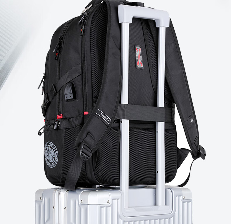 BRINCH Men's 17/18 Inch Laptop Backpack High-End Business Travel Lightweight Commuter Large Capacity 14