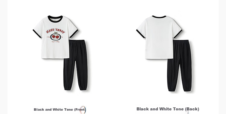 BALABALA Children's Clothing Short-Sleeve Set for Girls, Two-Piece Summer Outfit 2025, Quick-Dry Long Pants, Preppy Style 208225119009 11
