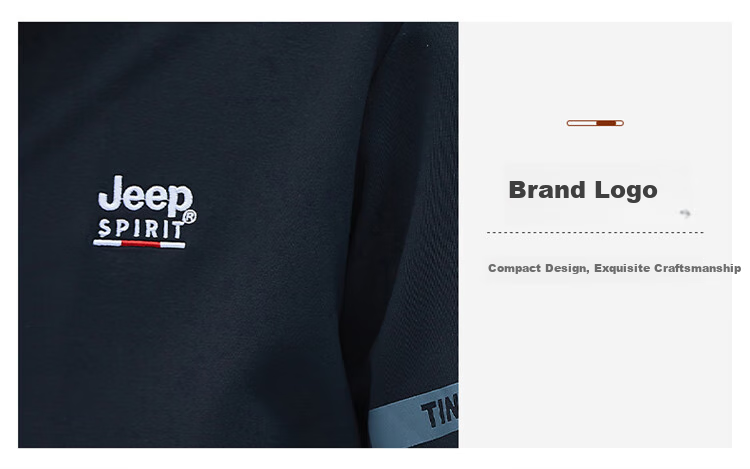 JEEP SPIRIT Men's Jacket for Autumn And Winter, Loose-Fitting Casual Trendy Sports Outerwear for Me 5