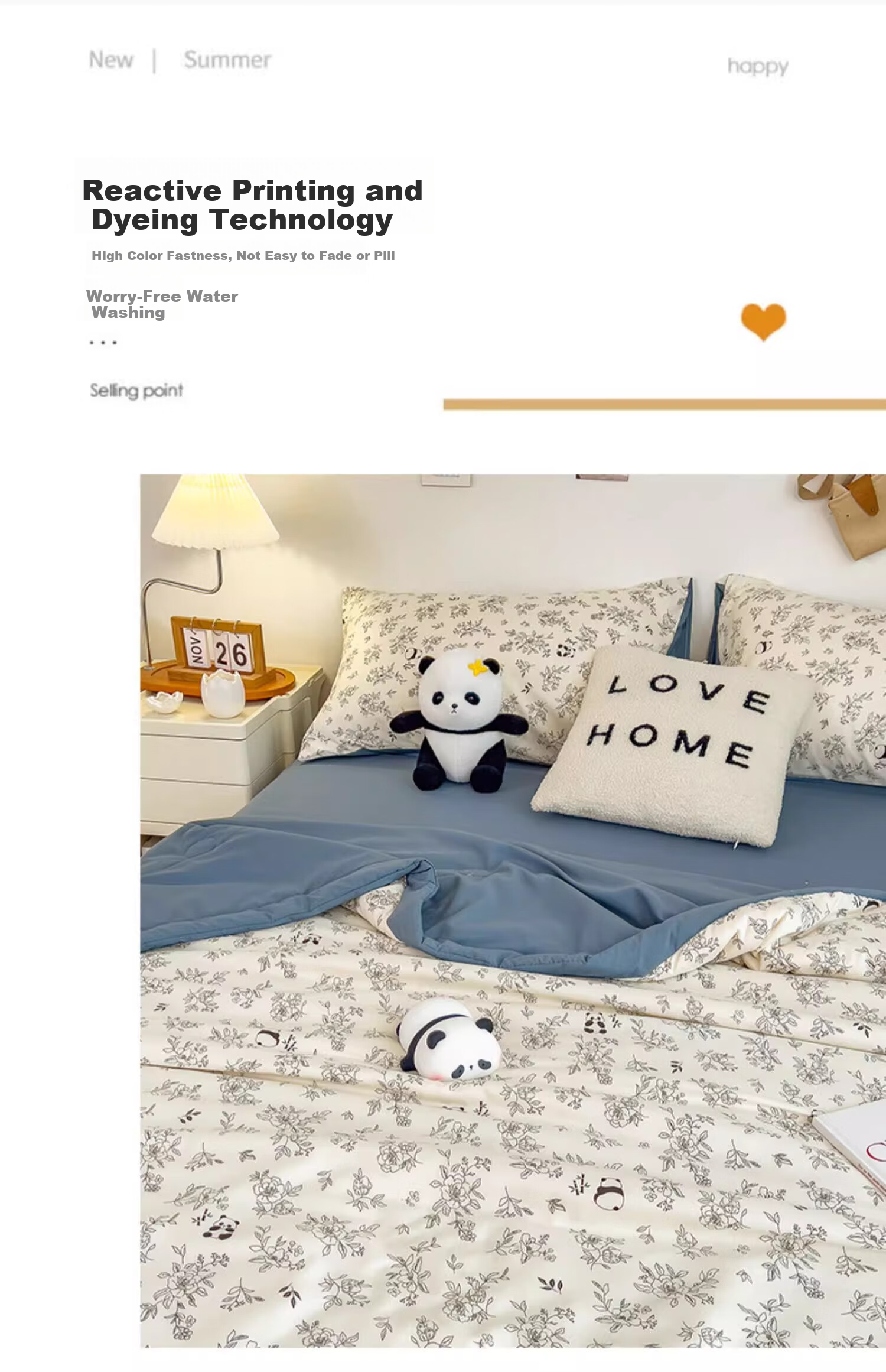 Wuyinliangpin Children's Summer Cooling Quilt, Air Conditioning Blanket, Baby Class A Soybean Kindergarten Nap Quilt, Garden Style, 100x150cm 11