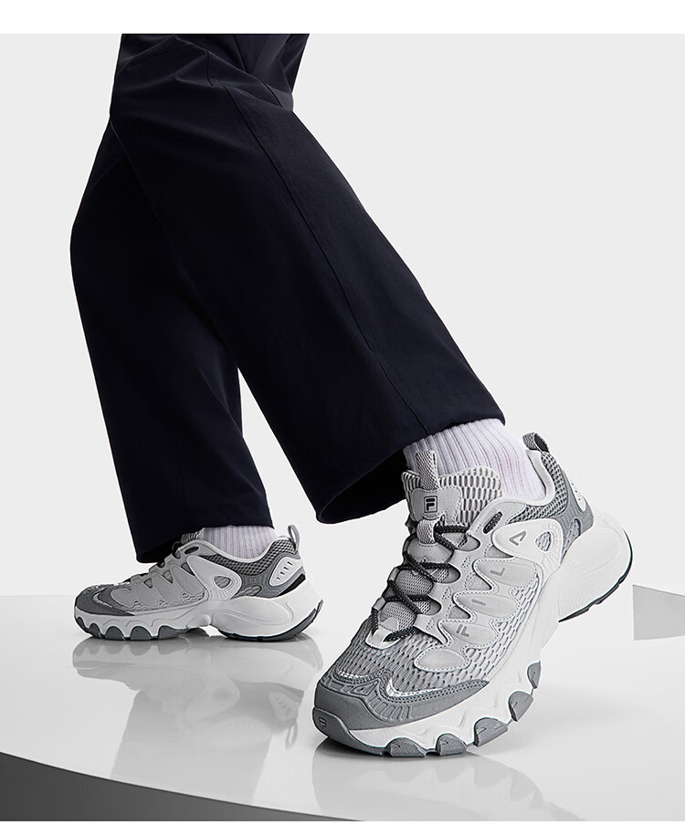 FILA Mushroom Sneakers Modern Sports Shoes Men's Autumn Winter Thick Sole Casual Dad Shoes 31