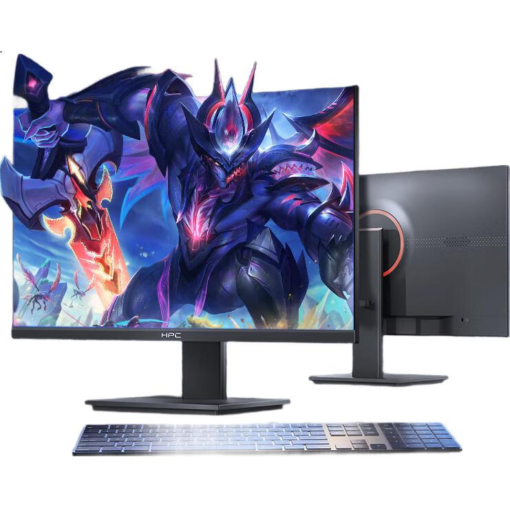 Монитор HPC HP27QI 27 дюймов, 2K (2560x1440), IPS, 100 Гц, 99% SRGB, низкий синий свет, узкая рамка, настольный или настенный