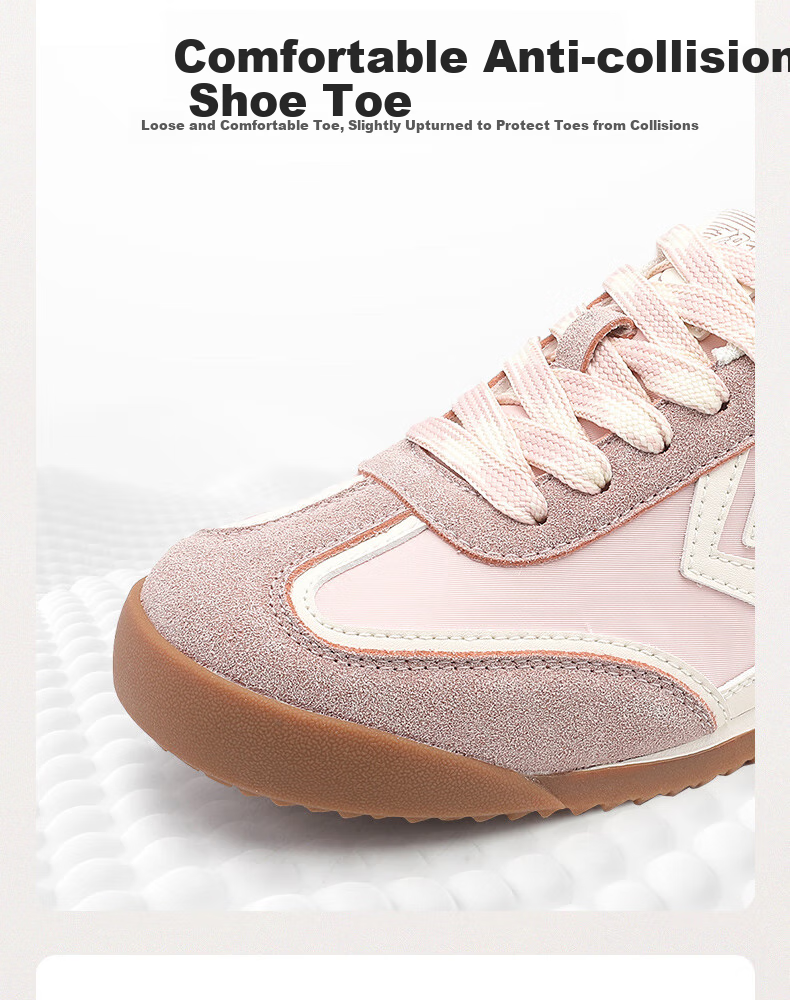 Feiyue Official Women's Sneakers, New Spring 2026 Casual Versatile Breathable Shoes for Women, Green And Beige, Size 39 5