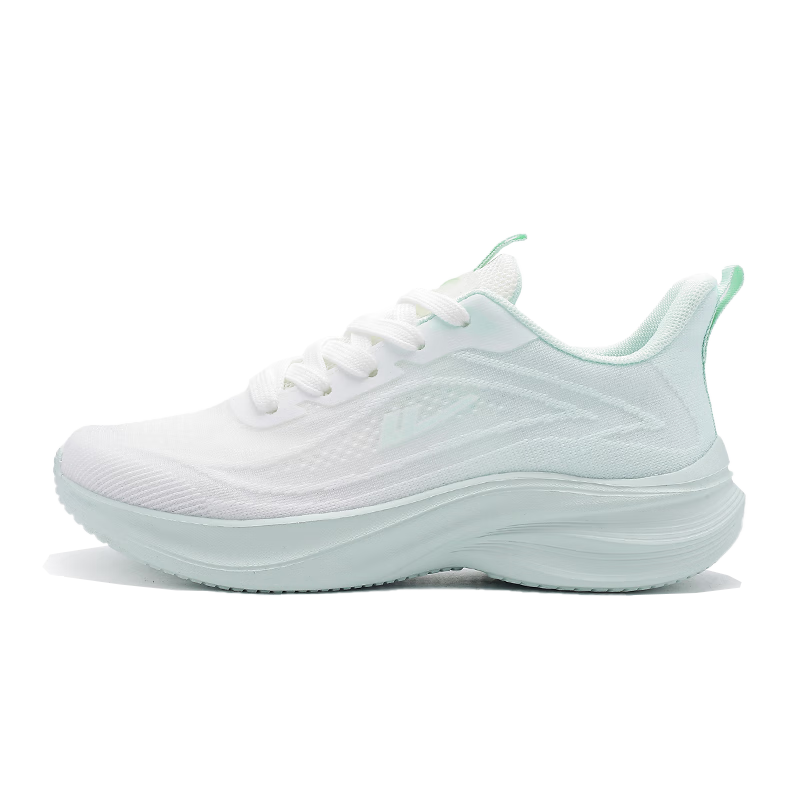 Huili Women's Casual Sports Mesh Shoes, Breathable Lightweight Soft-Soled Running Shoes WXJ0954 White Light Green 37