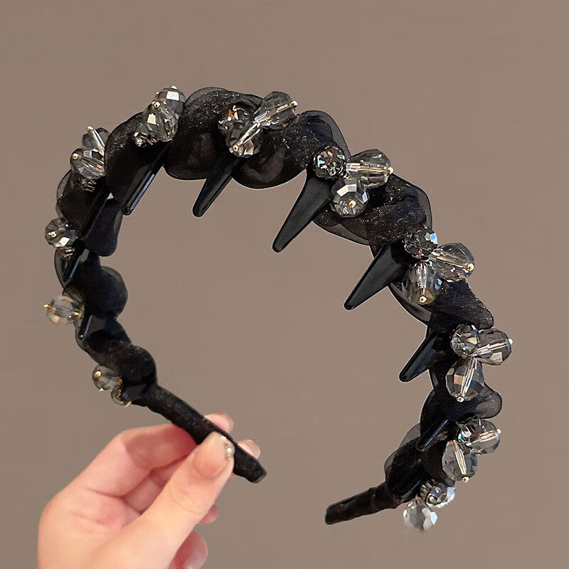 Dongyi Premium Headband for Women High-Top Hairband Student Face-Washing Hair Clip with Teeth Goddess Festival Gift 2