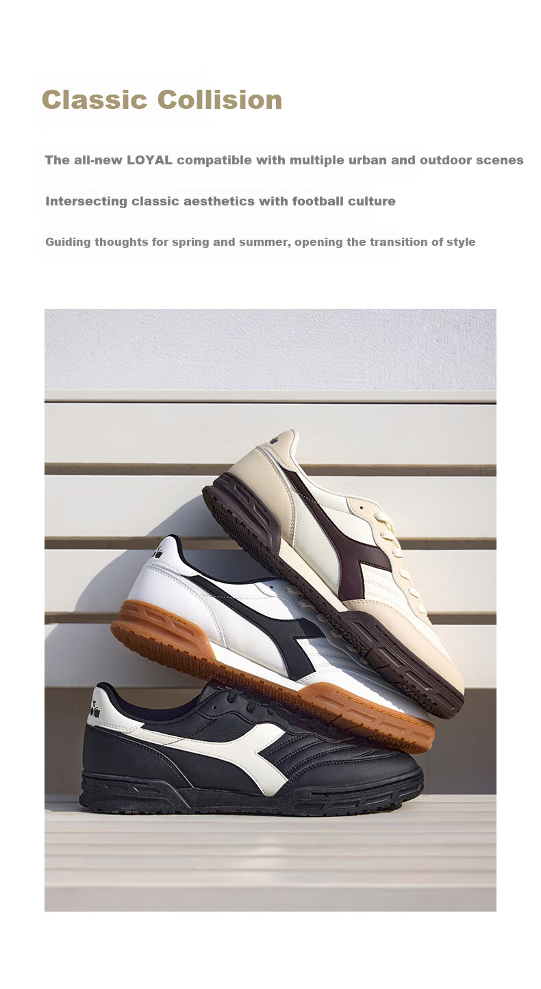 Diadora Casual Shoes for Men And Women, LOYAL Suggests Ordering Half Size Up, White/black, Size 37 2