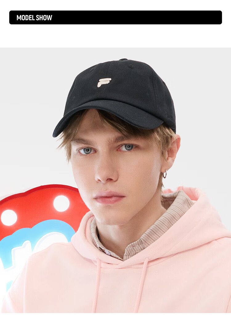 FILA FUSION FILA Trendy Couple Baseball Cap Autumn Casual Sunshade Sports Hat 21