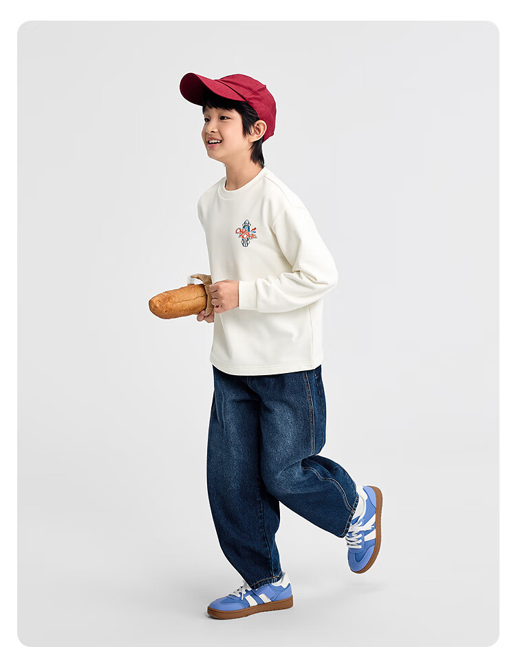 BALABALA Balaone Boys' Sweatshirt, Children's Autumn T-Shirt, Printed Fashion for Older Kids, 208325121102 8