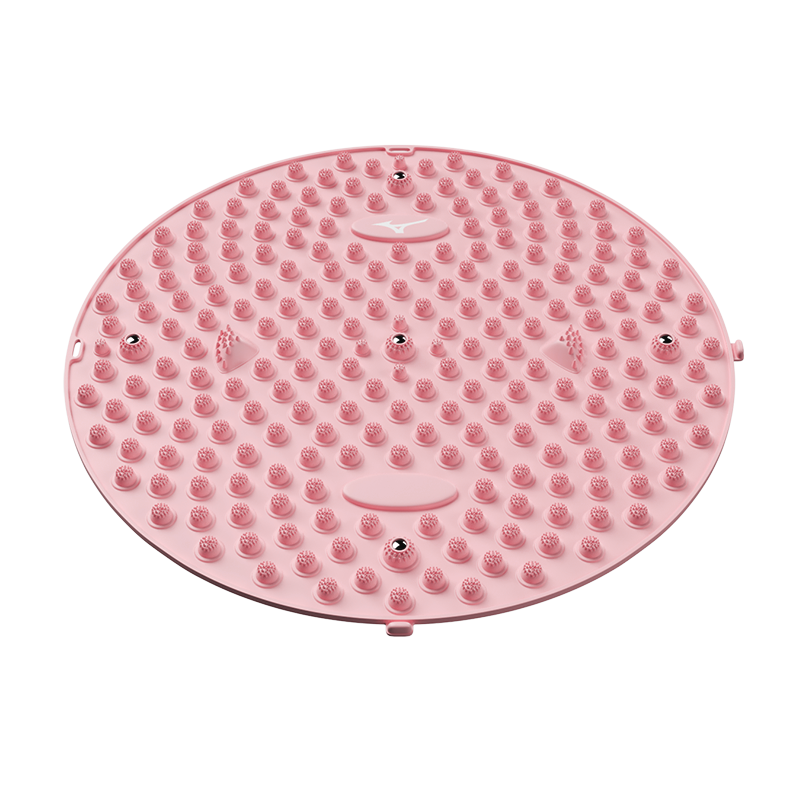 MIZUNO Acupressure Foot Massage Mat Foot Pad Meridian Therapy Toe Pressure Board C502 Pink Small Size