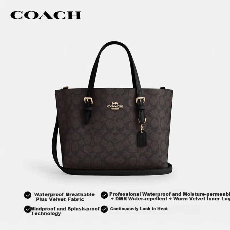 COACH [Brand Direct Supply] Women's MOLLIE Medium Crossbody Tote Bag CV965, New Year's Gift