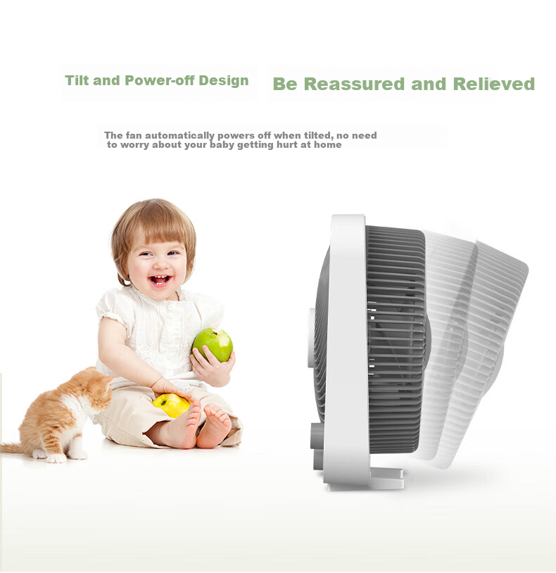 Midea Electric Fan, Home Desktop Small Fan, Hongyun Fan, Dormitory Bedroom Energy-Saving Electric Fan, Table Fan, Oscillating Fan, Quiet Low-Noise Five-Blade Fan, KYT25-22MW 7