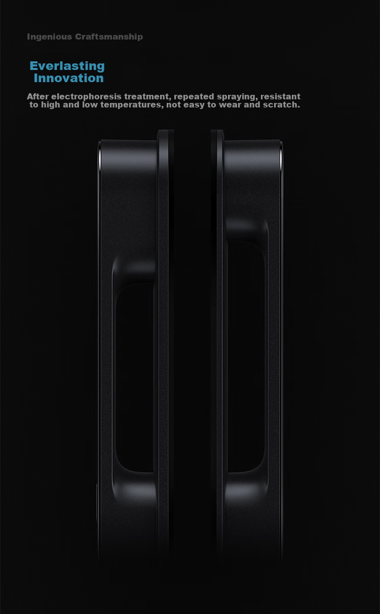 Aqara Smart Door Lock D100 Fully Automatic Sliding Fingerprint Lock, Integrated with Mijia APP/iOS HomeKit, Carbon Black 14