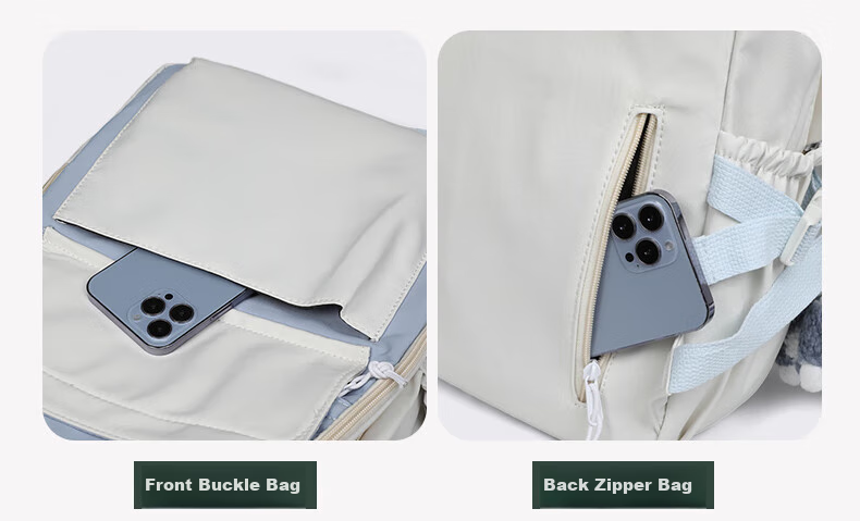 Aiqinghai Backpack Schoolbag for Primary And Middle School Students, Fashionable High-End Travel Sports Lightweight Casual Outing Bag 6