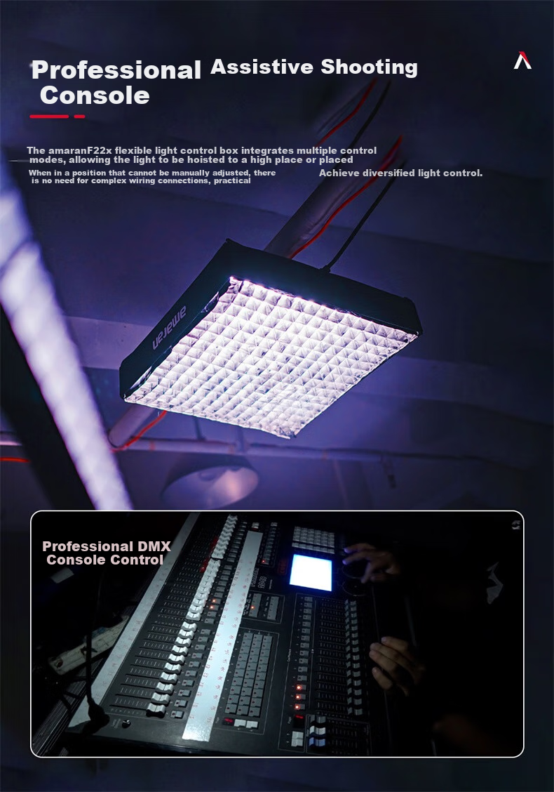 Aputure F22c Roll-Up Light, Live Streaming Fill Light, Photography And Videography Outdoor Studio Light, Professional Photography Light, Flexible Foldable Full-Color Fill Light 8