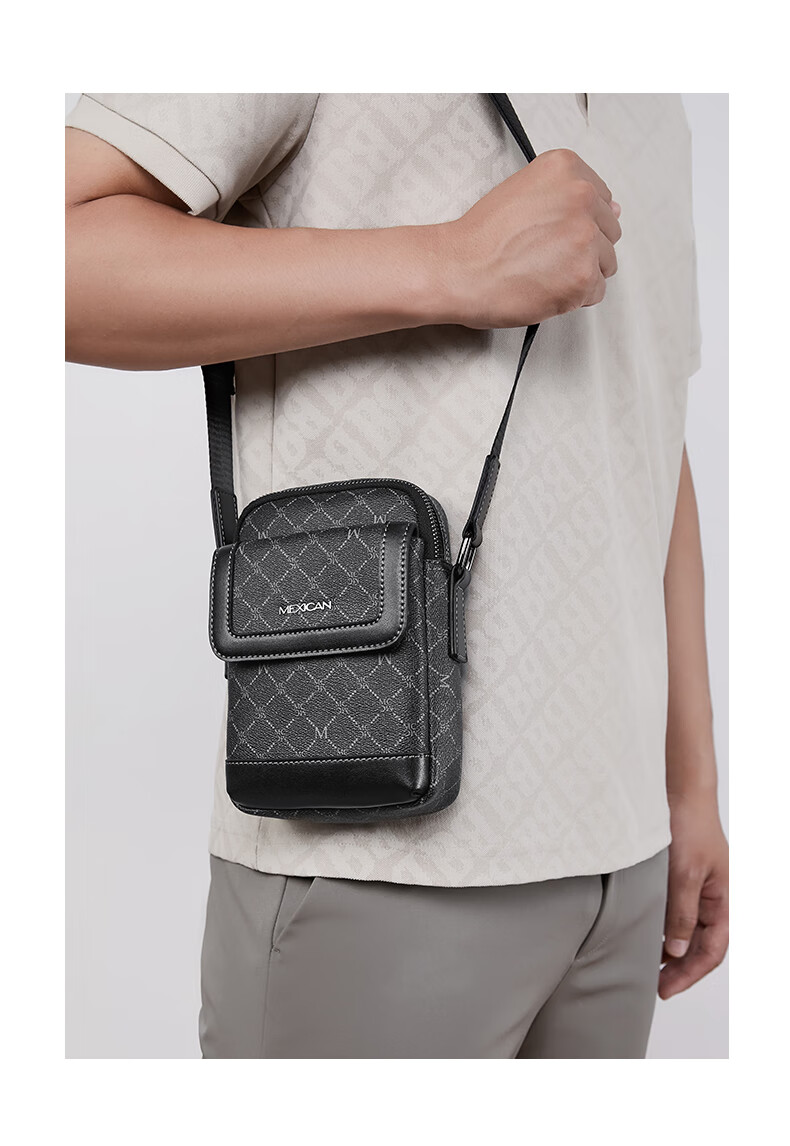 MEXICAN Printed Crossbody Bag, Shoulder Bag for Men, Casual Backpack, Phone Pouch, Small Messenger Bag, Birthday Gift for Boys 5