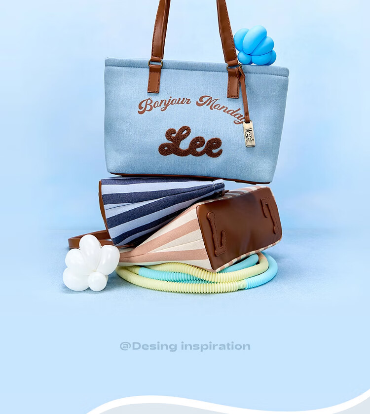 Lee Women's New Tote Bag, Handbag for School, Large Capacity Laptop Bag, Shoulder Bag, Gift, Birthday Present 3