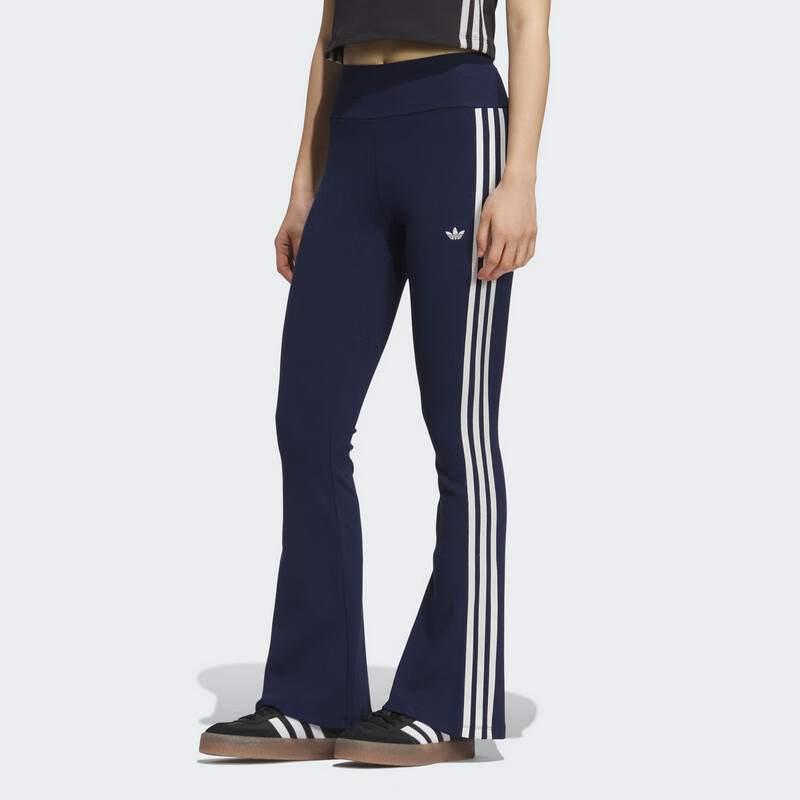 Adidas Trefoil Series, Women's W KNIT PANT Knitted Pants, KC3130, Dark Indigo Blue, Size S 1