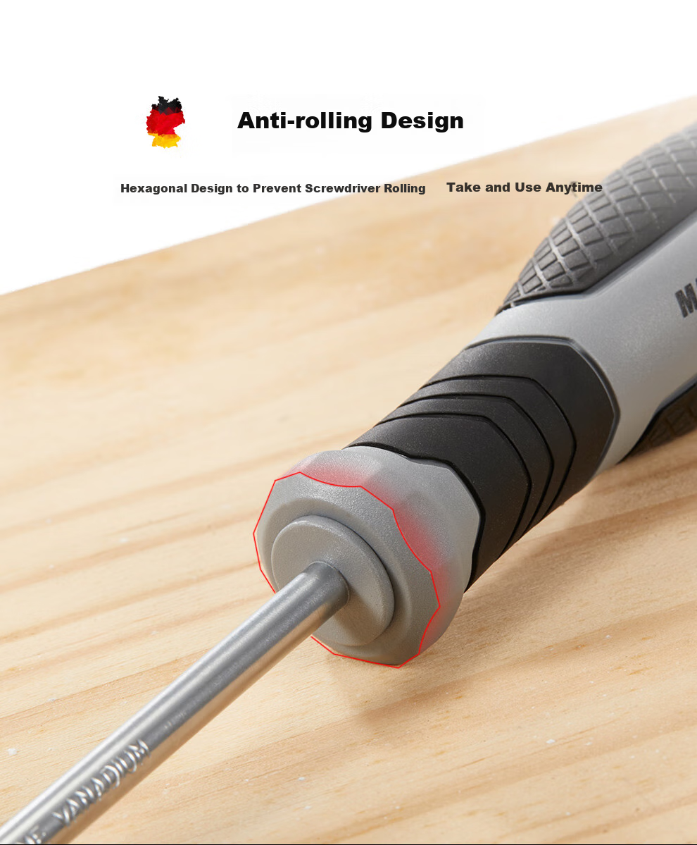 MASTERPROOF Screwdriver Set, Household Repair Torque-Adjustable Phillips And Flathead Screwdrivers, Strong Magnetic, 7-Piece Set for Computer Assembly And Maintenance 6