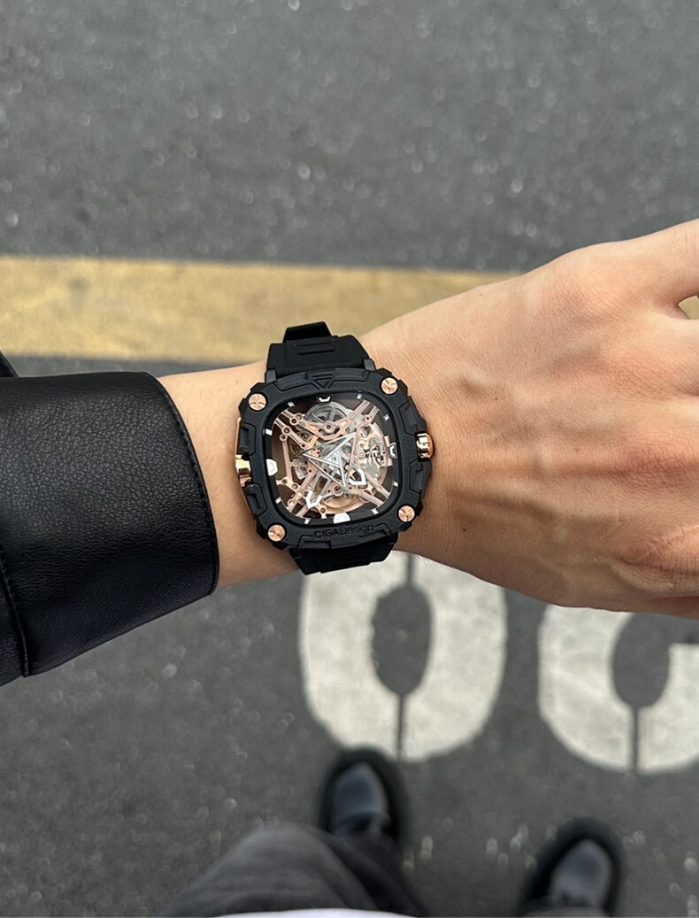 CIGA Design Jingjia Fengmang Series Mechanical Wristwatch, Trendy Energy Eye Fashion Men's Watch, Birthday Gift 9
