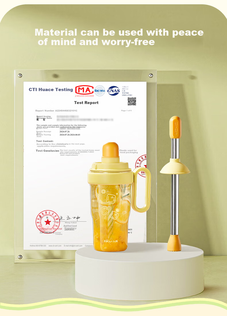 Bear Shaker Cup Handcrafted Lemon Tea Home Cocktail Mixer Set Multifunctional Plastic Milk Tea Cup Ice Tumbler 700ml 9