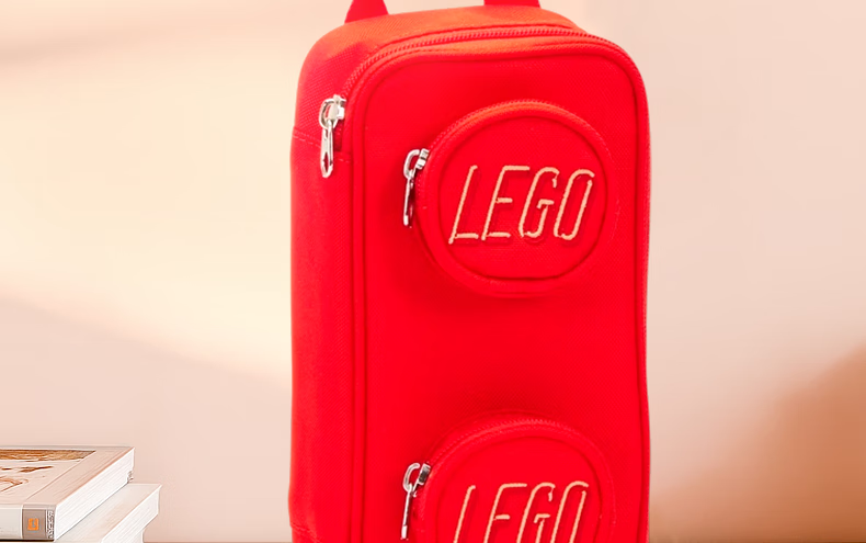 LEGO® Building Block Pouch, Portable Storage Bag for Business Trips, Travel Organizer, Cosmetic Bag, Birthday Gift, Sky Blue 1