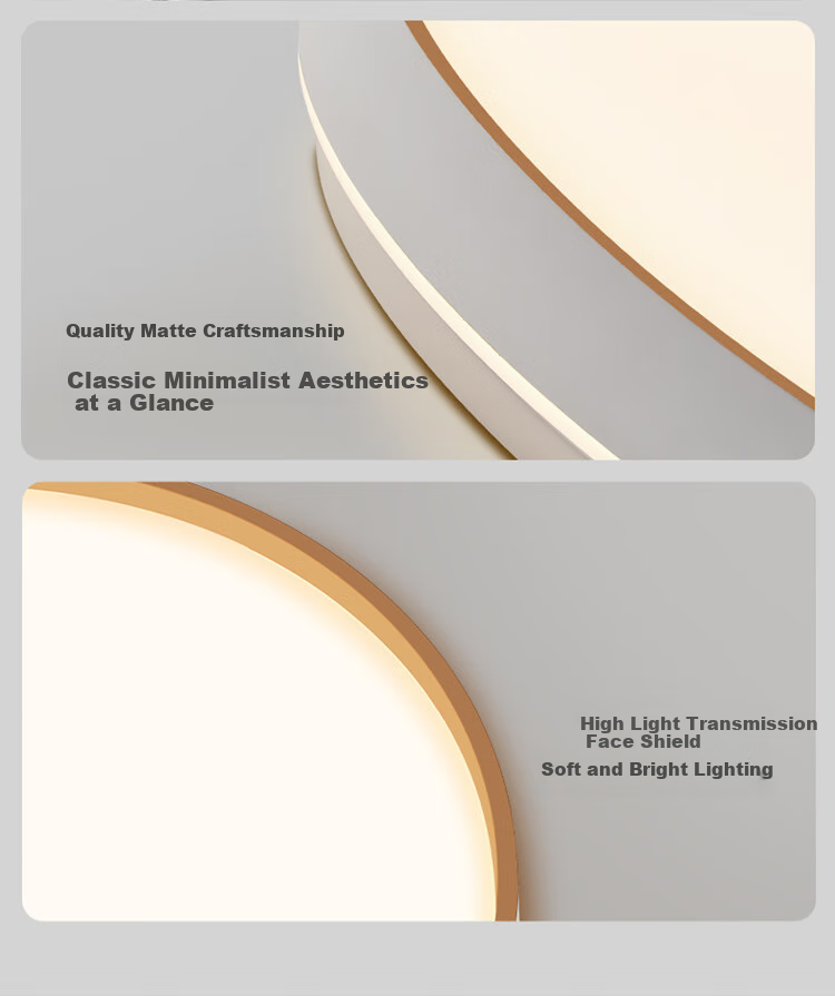BULL Ceiling Light, Full Spectrum Bedroom Lamp with Three-Level Dimming, 24W, Ra97 Color Rendering Index [Installation Included] 8