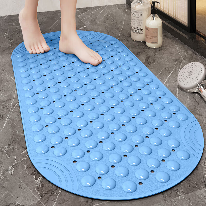 Boneng Bathroom Non-Slip Mat, Elderly Bathing Anti-Fall Floor Mat, Bathtub Non-Slip Mat, Shower Room Bathroom Foot Mat, 40x88cm