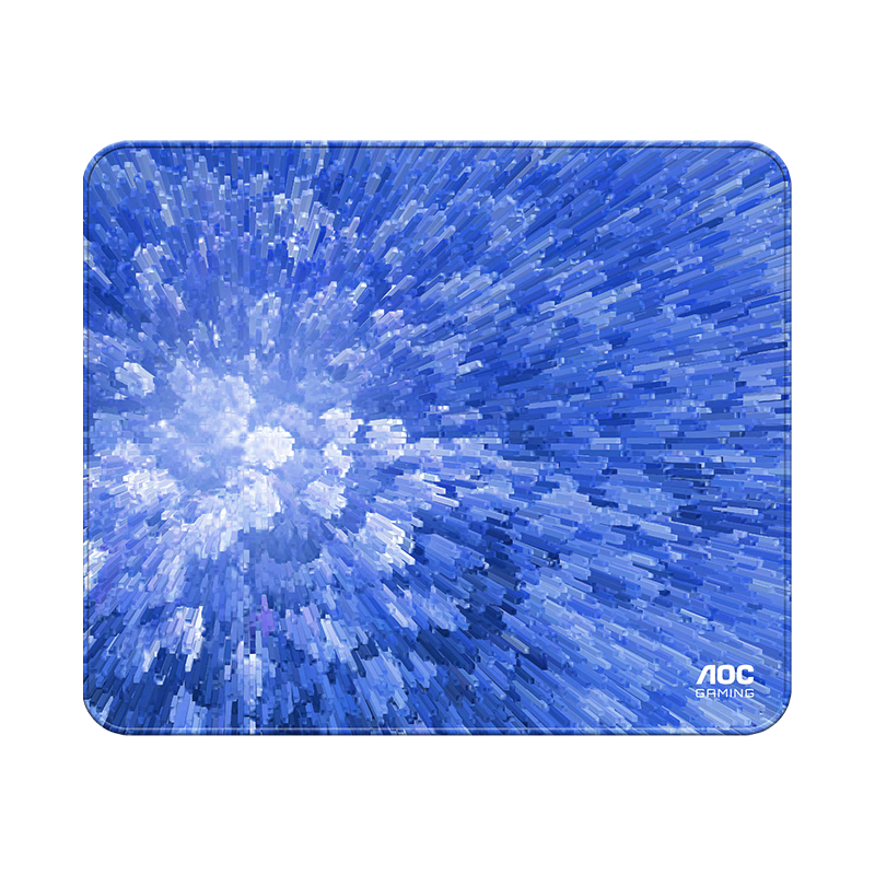 AOC GP500S/93 Sea Blue Gaming Mouse Pad 360x300x5mm Microfiber Woven FPS Smooth Thickened Edged
