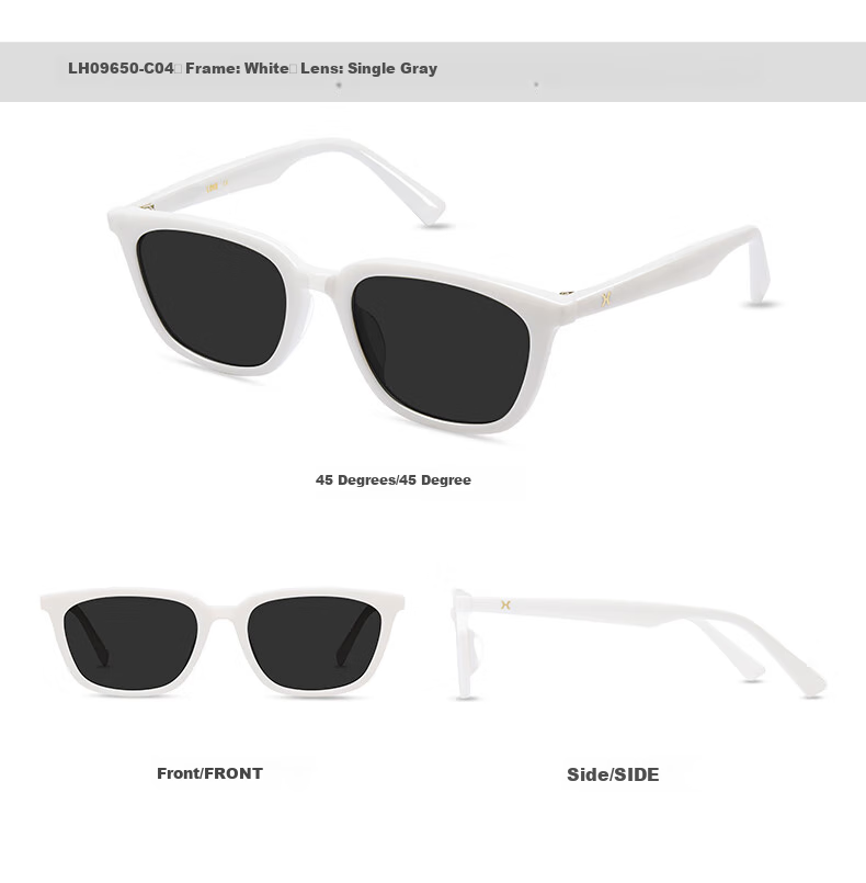 LOHO Sunglasses for Women, 2026 New Style Sunglasses, High-End Look, Flattering, Unisex, Acetate Frame, Small Frame, LH09650 11