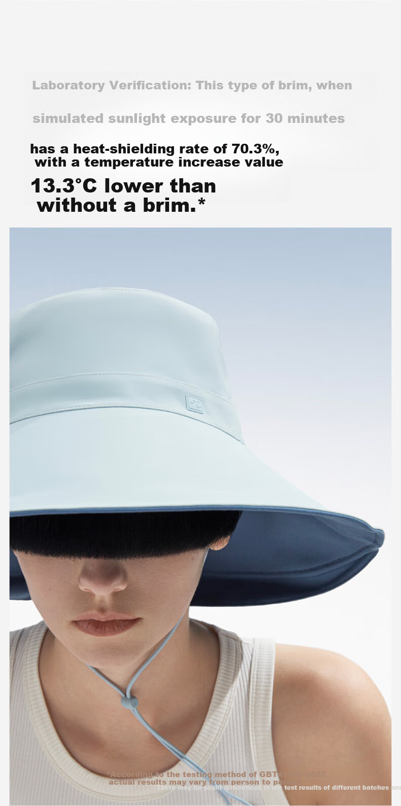 Jiao Nei Liang Pi 303UV Sun Protection Fisherman Hat for Women, Wide Brim, Breathable, Cooling, Outdoor Summer UV Protection 12