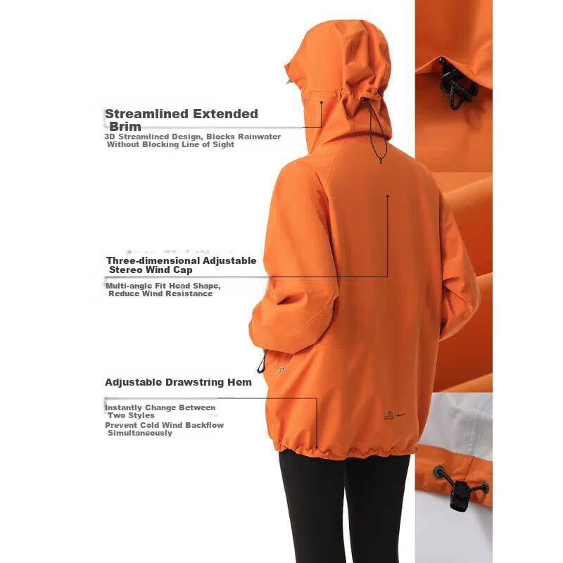 Pelliot [Shanke] Hard Shell Jacket, Outdoor New Style, Men's And Women's Windproof Waterproof Wear-Resistant Mountaineering Suit, 12340164