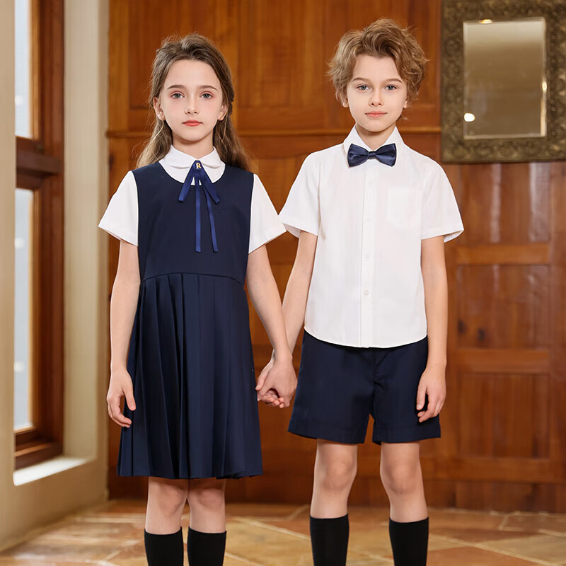 Yinuofang Girls' Dress Set Kindergarten Uniform School Uniform Children Elementary School Students June 1st Chorus Host Performance Costume