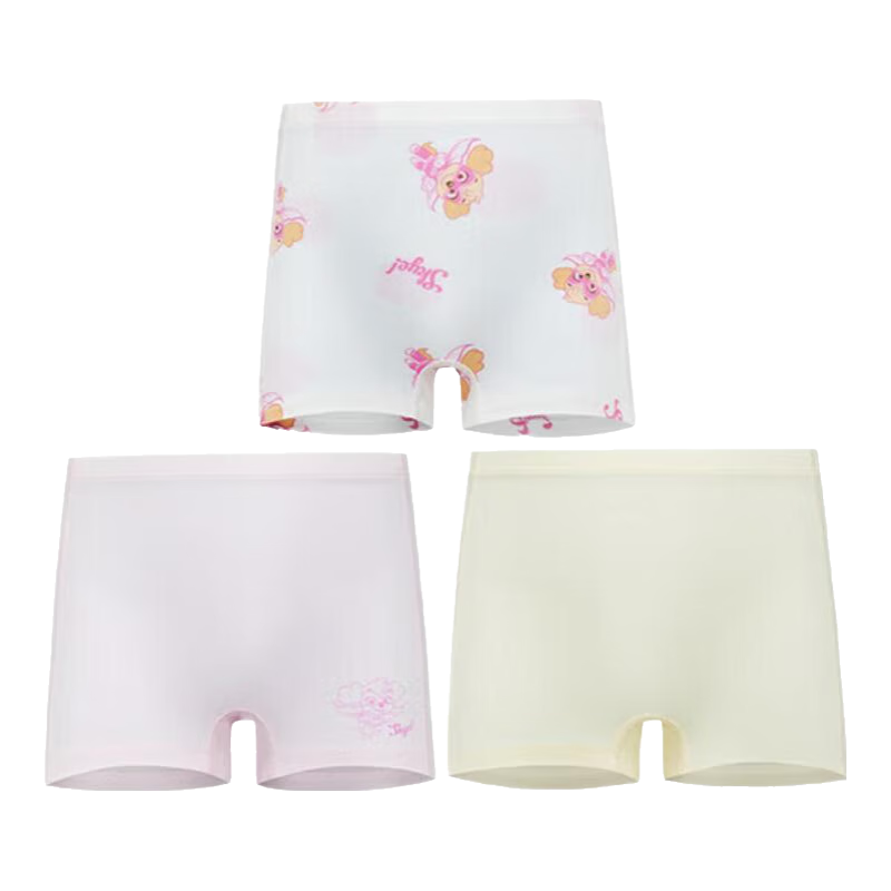 Aimer Kids Girls' Underwear, Paw Patrol Collaboration, Modal Mid-Rise Boyshorts, Three-Pack Daily 150