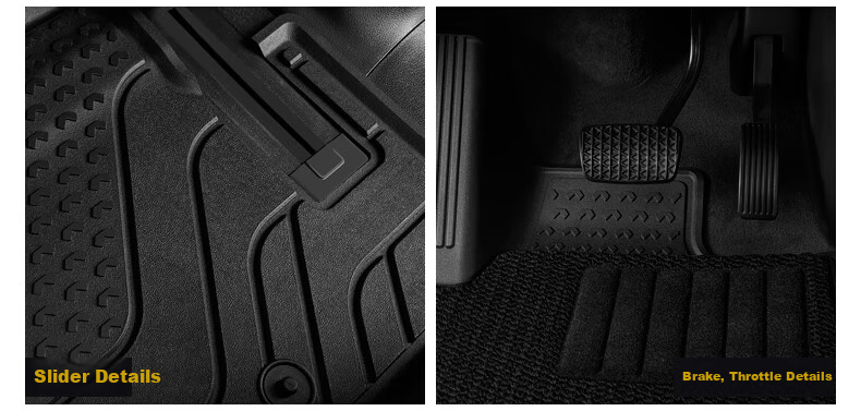 3W Suitable for NIO ES6 Dedicated TPE Car Floor Mats, EC6 New Energy Exclusive Model + Carpet Surface, 2023-2026 Models 18