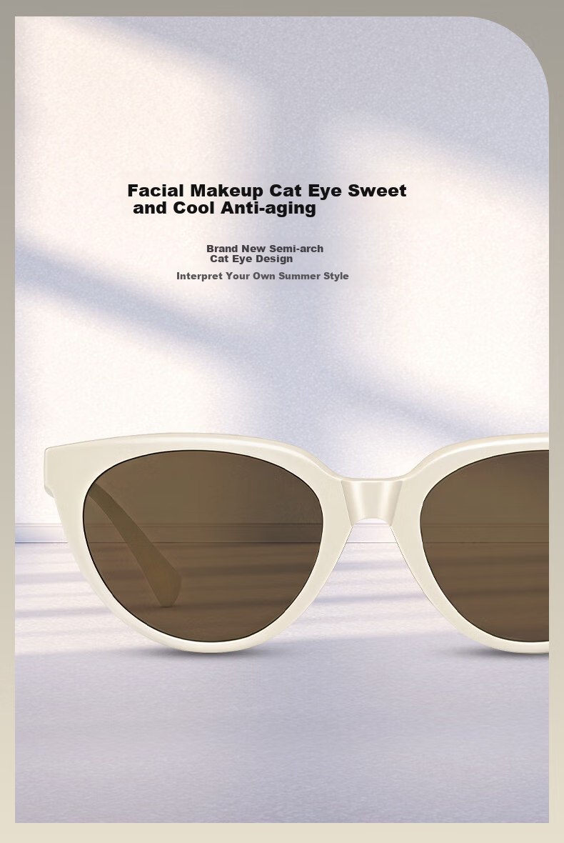 LOHO 2026 New Retro Cat-Eye Sunglasses for Women, UV Protection Sunglasses for Men, High-End Eyewear, Sun Protection Goggles 1