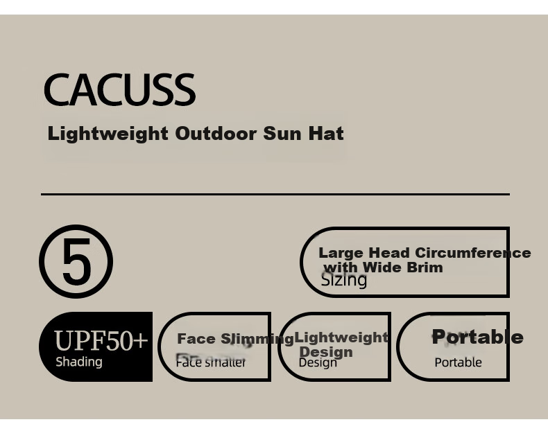 CACUSS Women's Sun Protection Hat, Summer Wide Brim UV-Resistant Visor Cap, Black Outdoor Sun Hat 2