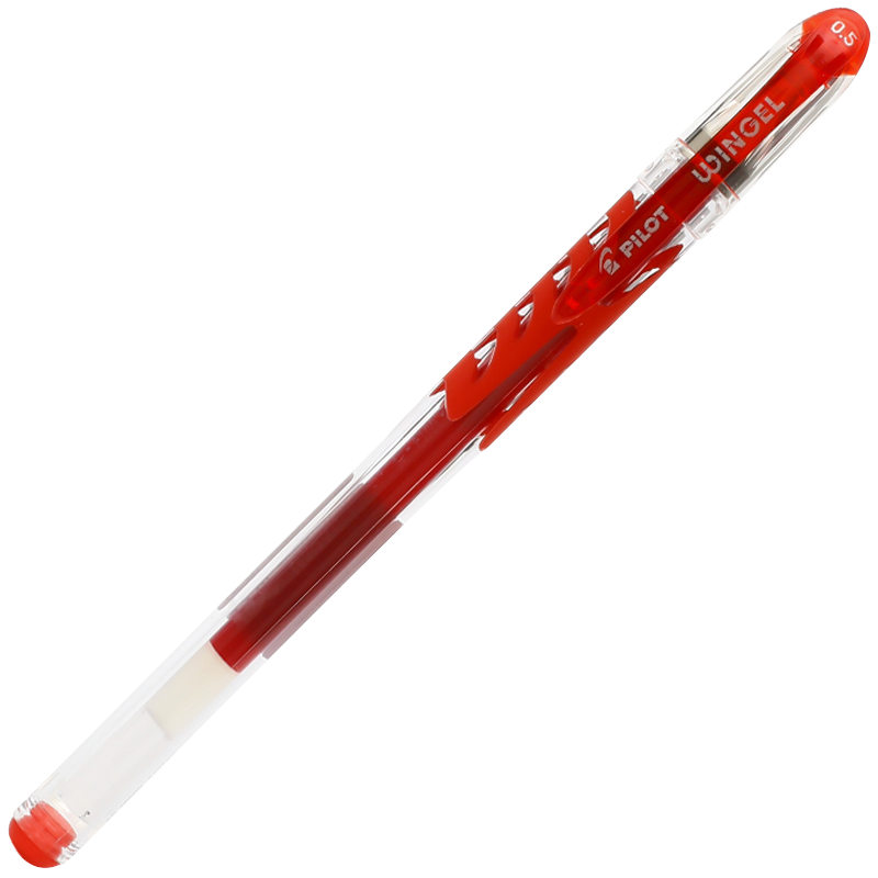 PILOT WG Gel Pen, Signature Pen, Water-Based Pen for Exam Practice, Smooth Rollerball Pen, Aesthetically Pleasing Office Supplies Stationery Set BL-WG 0.5mm Red
