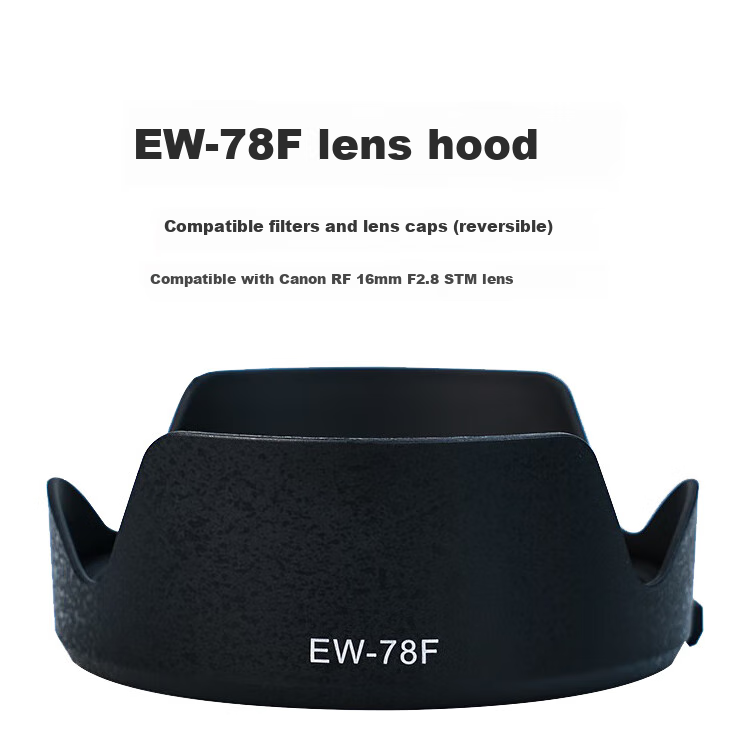 Earlymen Lens Hood EW-78F, Compatible with Canon RF 24-240mm Lenses R8 R50 RP R5 R6II Second Generation R7 R10, Protective Accessory, Sunshade 4