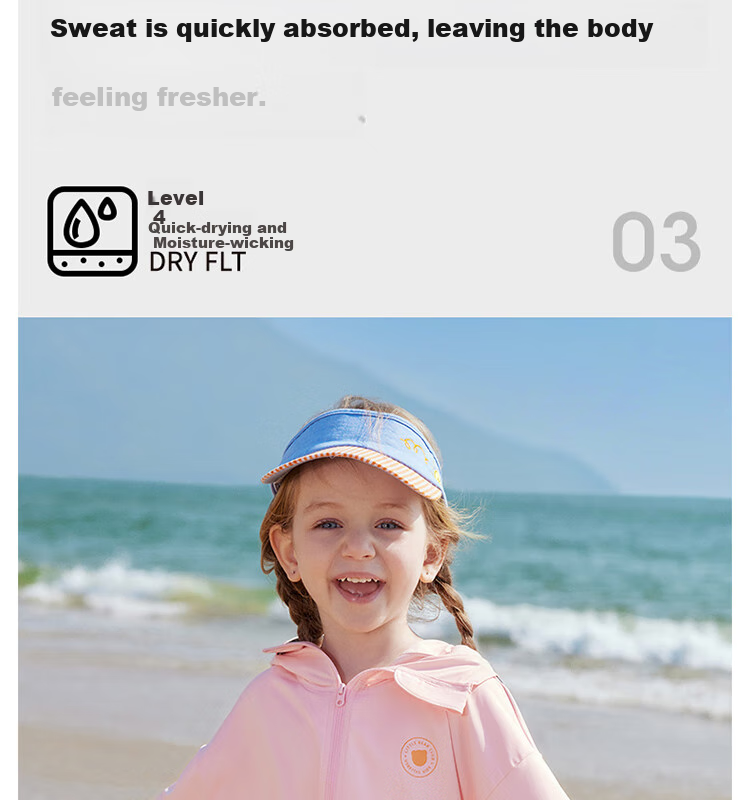 Beitaisi Children's Sun Protection Clothing, 2026 New Style Ice Silk Skin Coat, UV-Resistant Breathable Parent-Child Sun Protection Garment for Boys And Girls 13